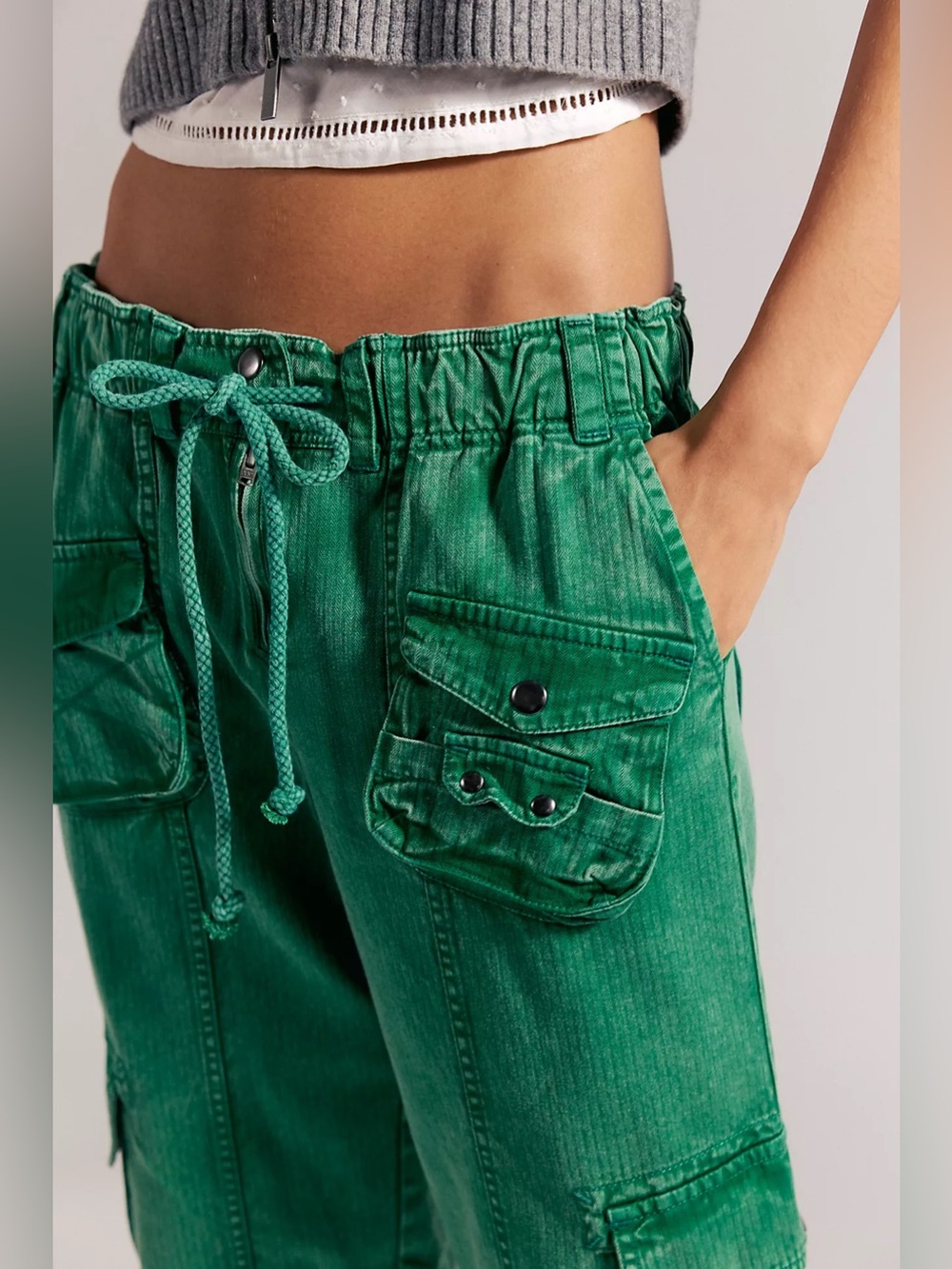 NWT We The Free Tahiti Pull-On Cargo Pants - Picture 3 of 9